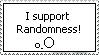 I support randomness silly emoticon