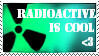 Radioactive symbol Radioactive is cool heart emoticon