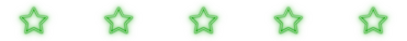 Neon green star divider